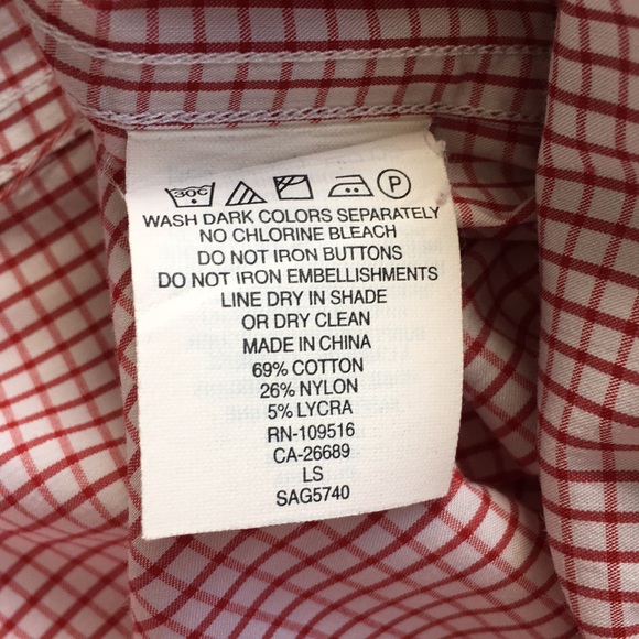 Victorinox LS Gingham Casual Button Down XL - Picture 10 of 14